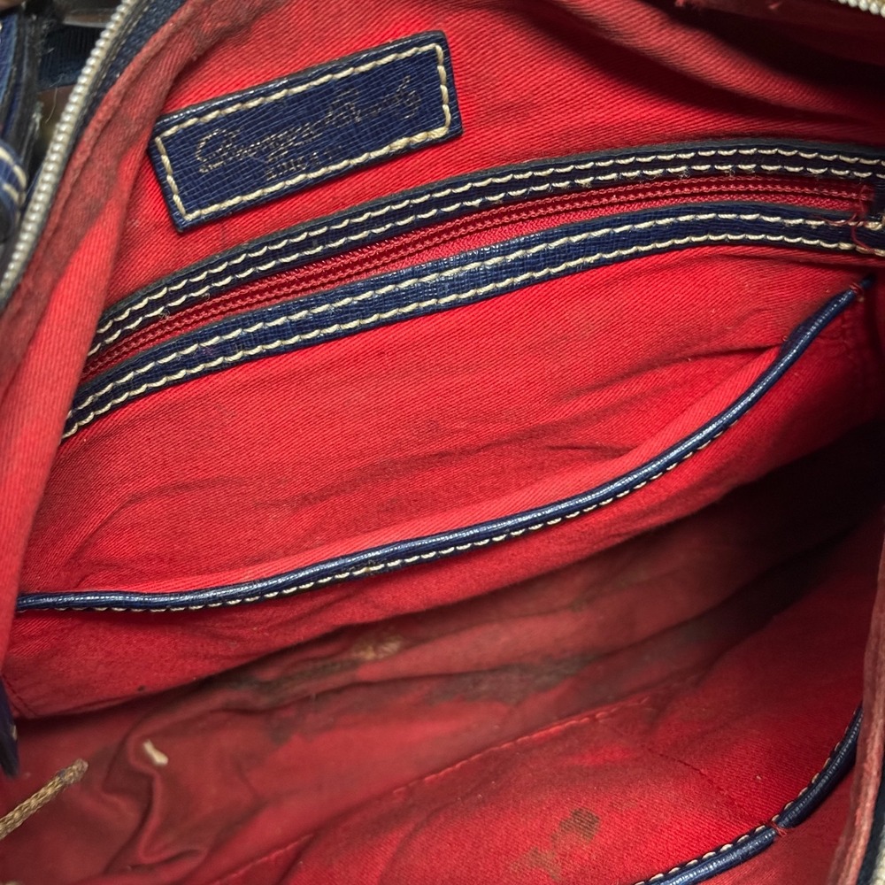 Dooney & Bourke Somerset Watercolor Floral Leather Hobo Bag Poppy Flower‎ AWL - Picture 5 of 6